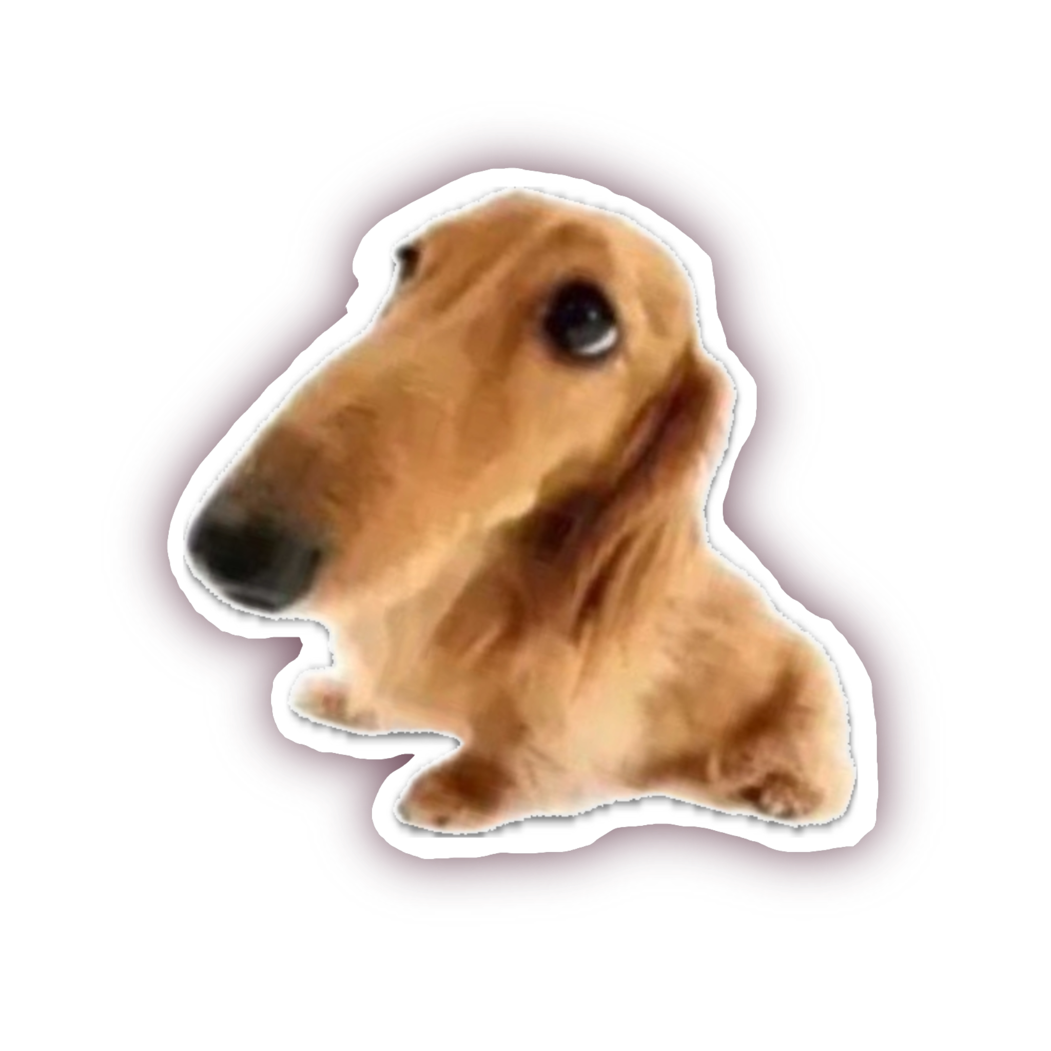 Dog sticker